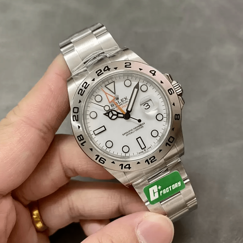 롤렉스 익스플로러 II 화이트 다이얼 SS 브레이슬릿 42mm 226570