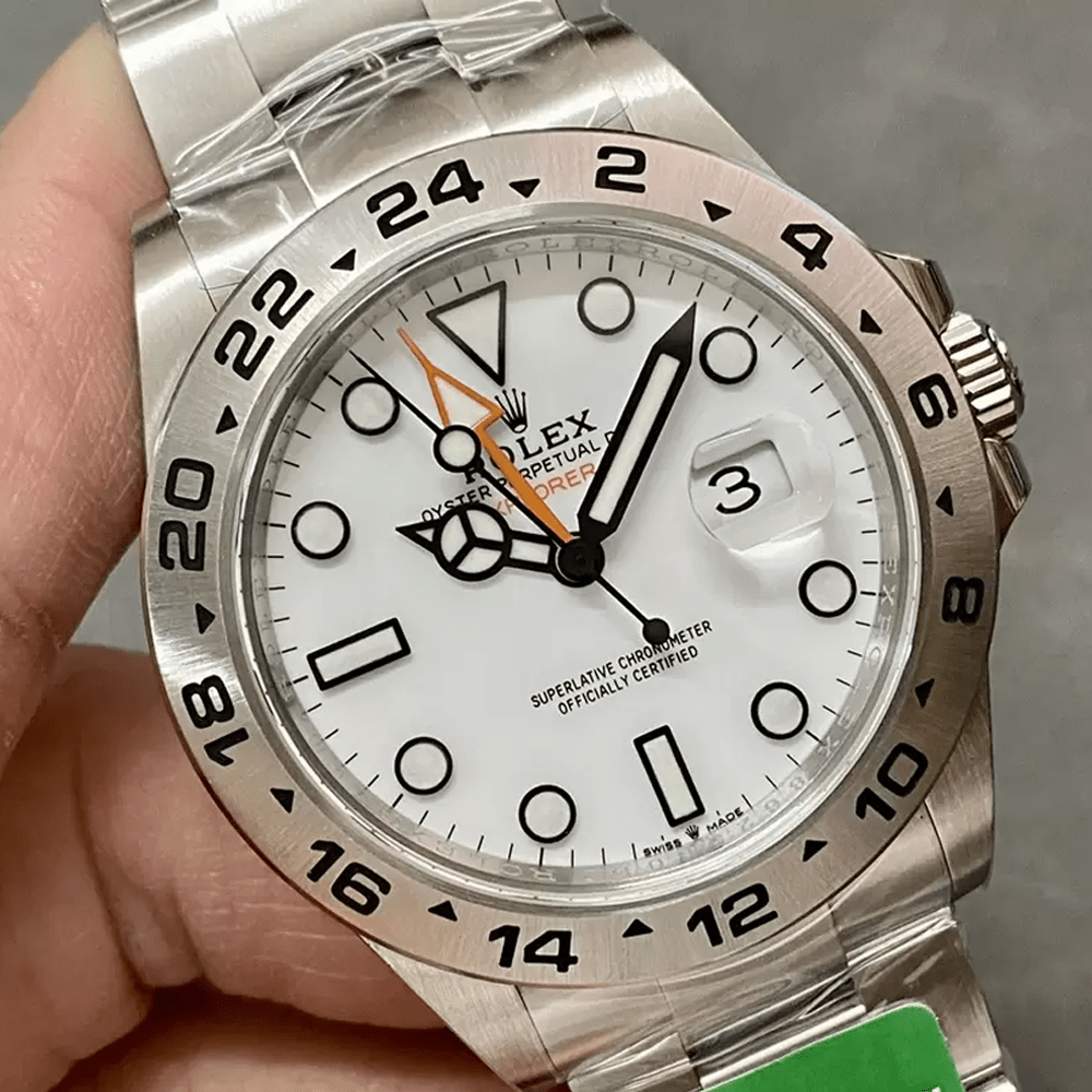 롤렉스 익스플로러 II 화이트 다이얼 SS 브레이슬릿 42mm 226570