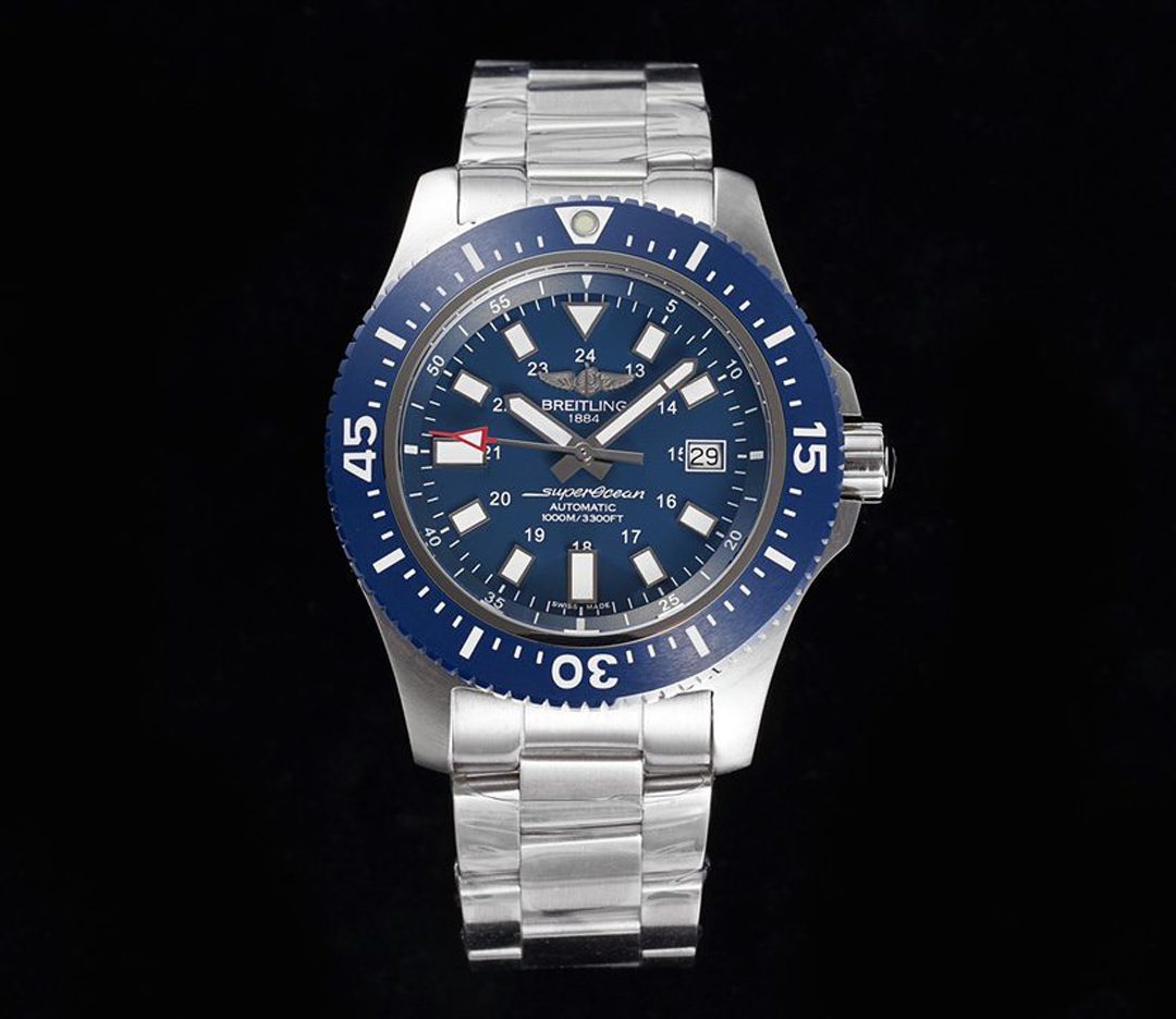 브라이틀링 슈퍼오션 스페셜 에디션 블루 다이얼 SS 브레이슬릿 44mm Y1739316