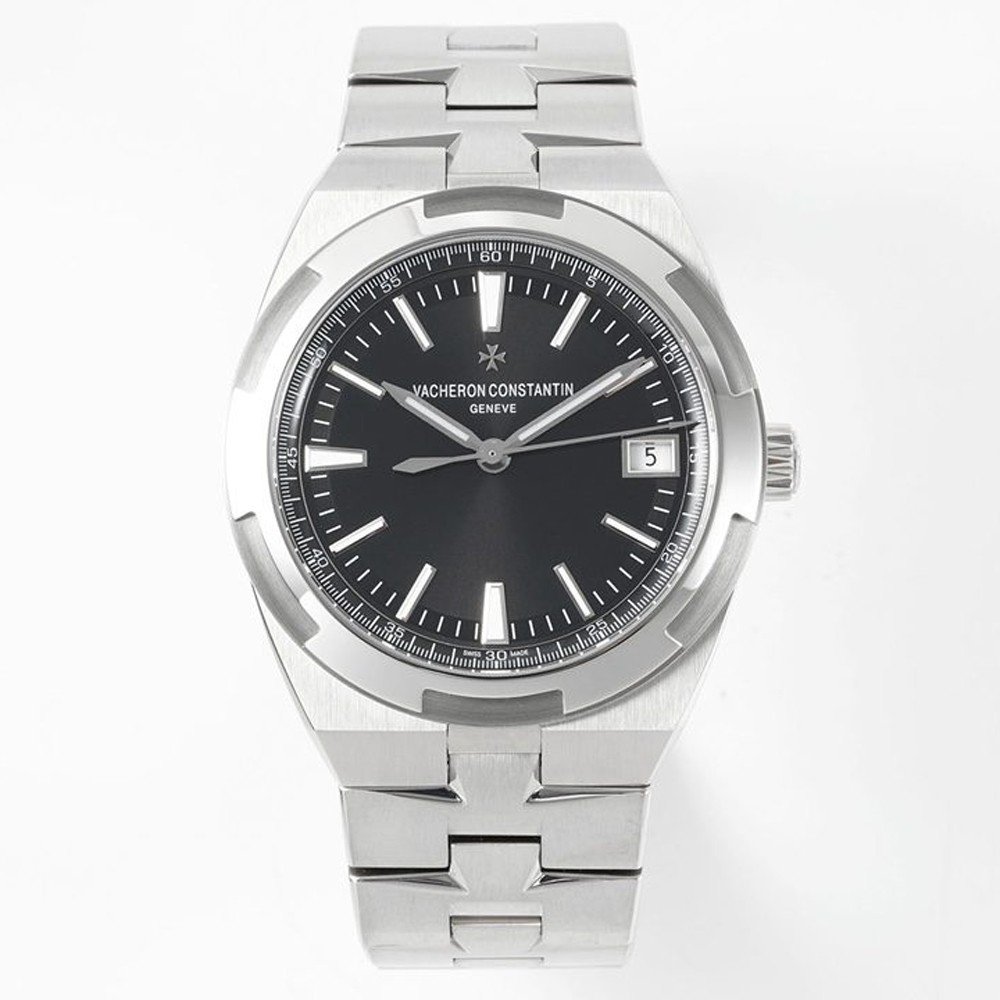 바쉐론 콘스탄틴 오버시즈 스틸 블랙 다이얼 SS 브레이슬릿 41mm 4500V/110A-B483