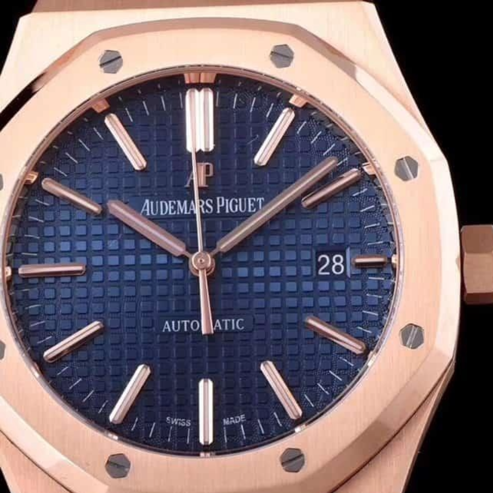오데마피게 로얄오크 블루 다이얼 로즈골드 금통 V5 41mm 15400OR