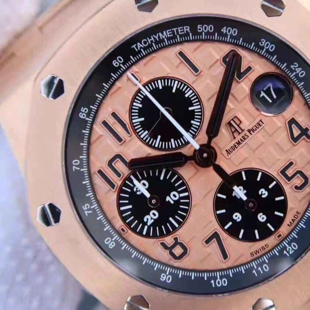 오데마피게 로얄오크 오프쇼어 로즈골드 금통 42mm 26470ST