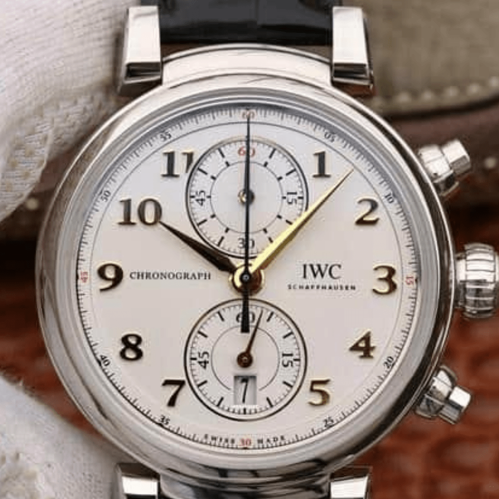 IWC 라우레우스 스포츠 포 굿 파운데이션 한정판 스폐셜 에디션 로즈골드 레더 스트랩 42mm IW3934