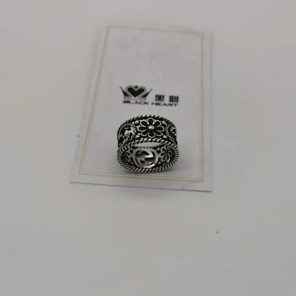 구찌 데이지 플라워 링 12mm