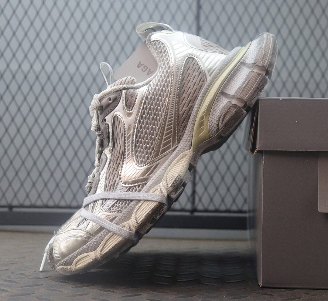 발렌시아가 3XL 스니커즈 에그쉘 그레이/옐로우