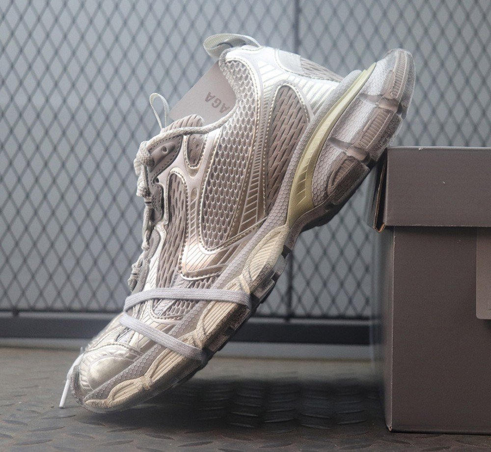 발렌시아가 3XL 스니커즈 에그쉘 그레이/옐로우