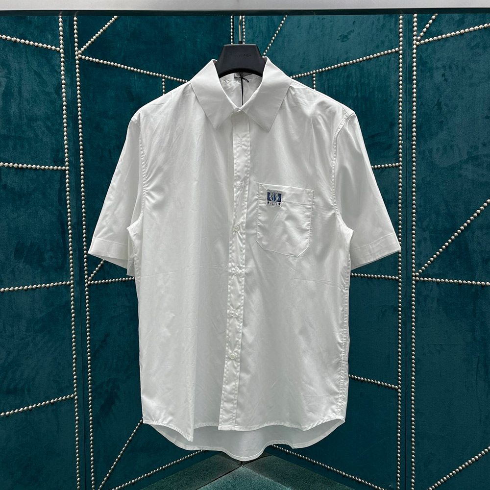 디올 24SS 포켓 패치로고 반팔 셔츠