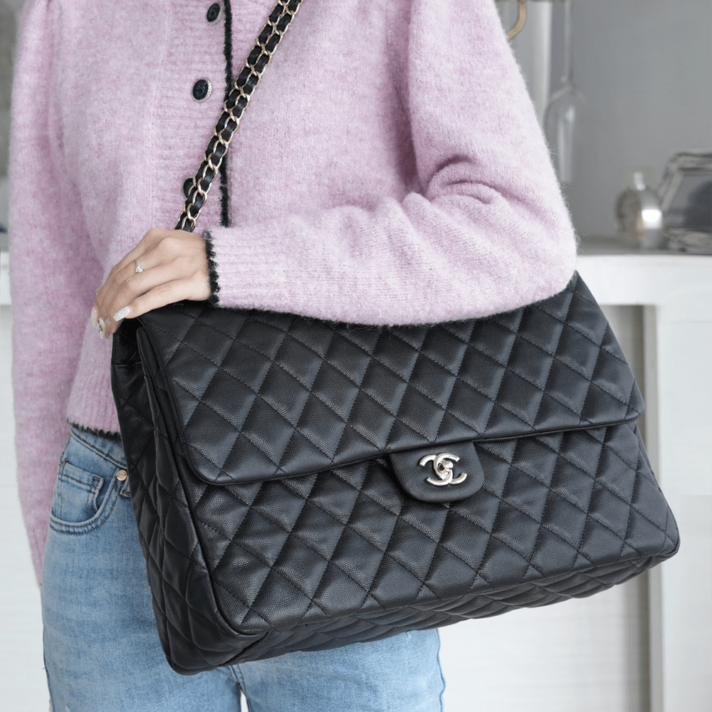 팬더샵 샤넬 24C 클래식 캐비어 플랩백