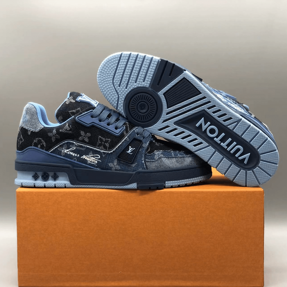 루이비통 LV 트레이너 스니커즈 블루