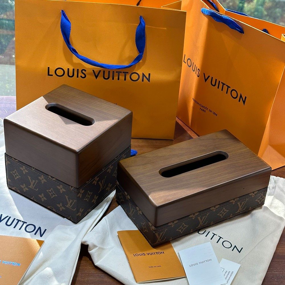 루이비통 월넛 모노그램 티슈 박스