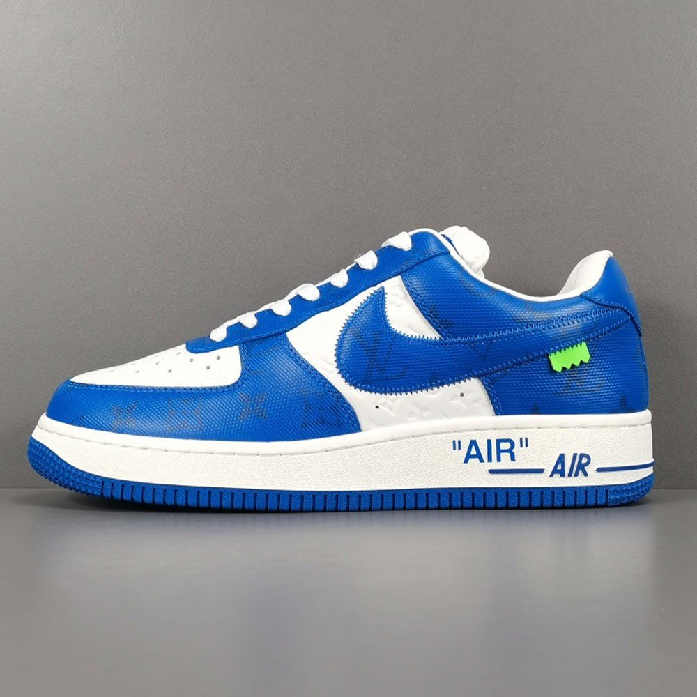 루이비통 X 에어포스 1 로우 블루 화이트
