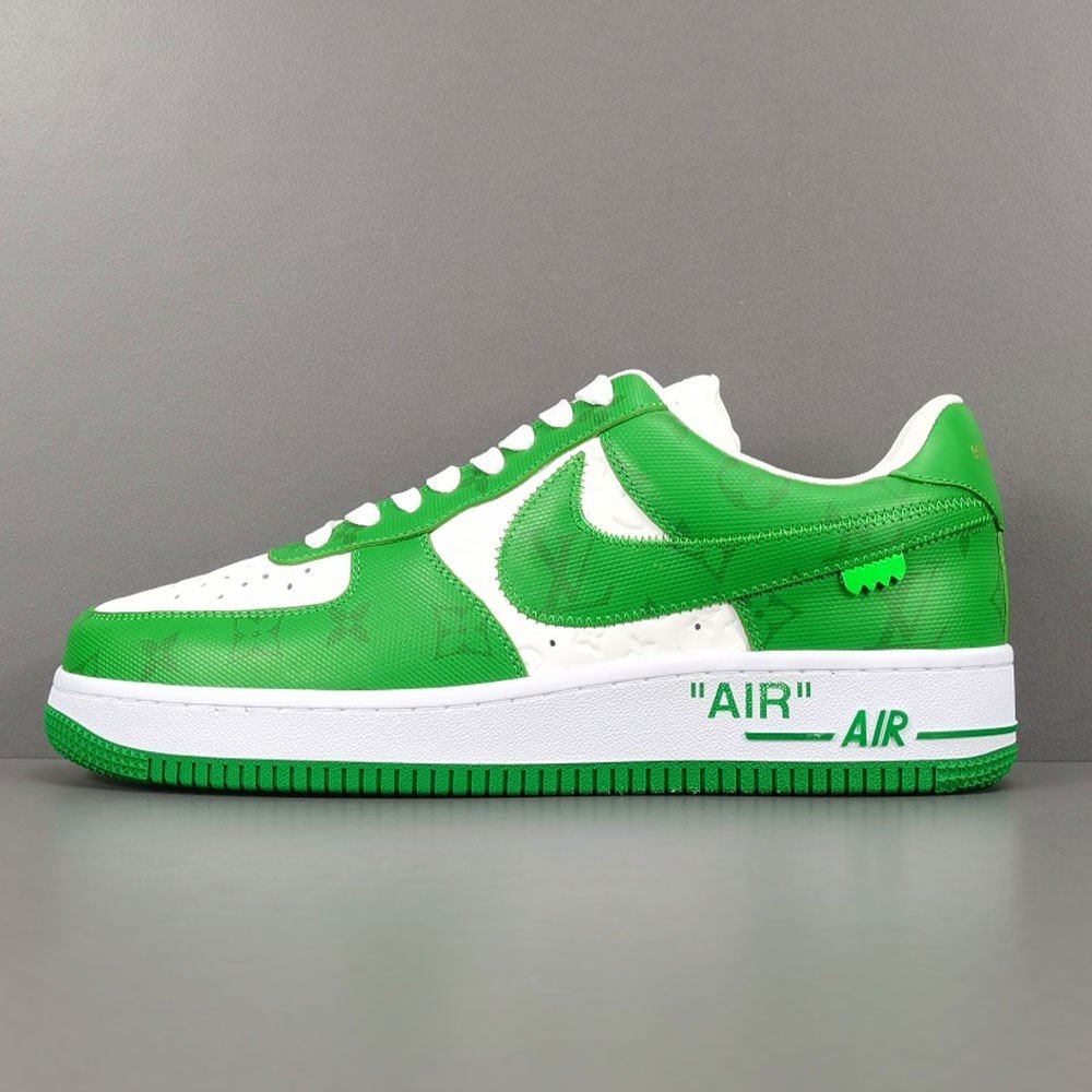 루이비통 X 에어포스 1 로우 그린 화이트