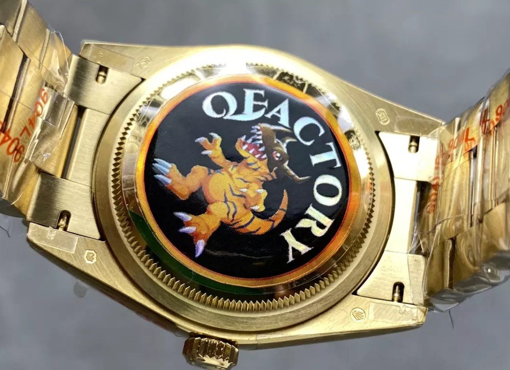 V5 롤렉스 데이데이트 그린 로만 다이얼 옐로우 골드 금통 40mm 228238