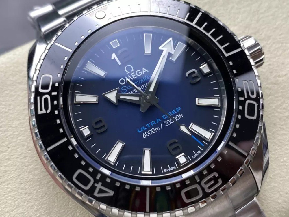 오메가 시마스터 플래닛 오션 6000M 울트라딥 청판 SS 브레이슬릿