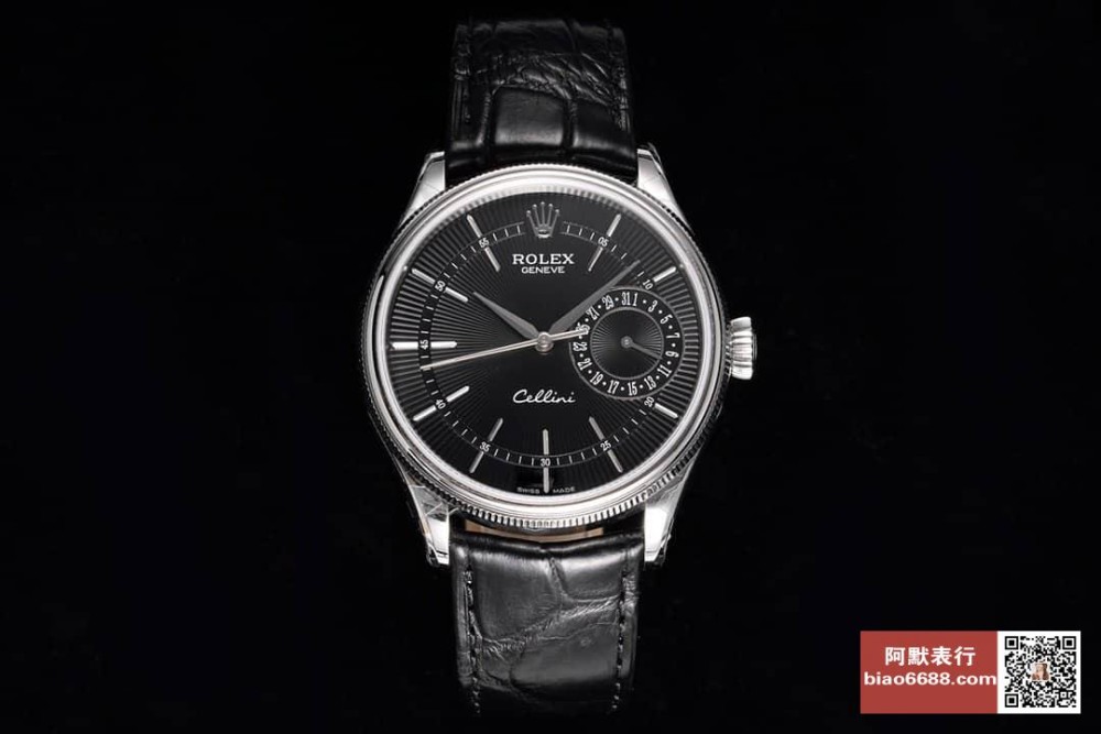 롤렉스 셀리니 시리즈 캘린더 화이트골드 블랙 다이얼 39mm m50519-0014