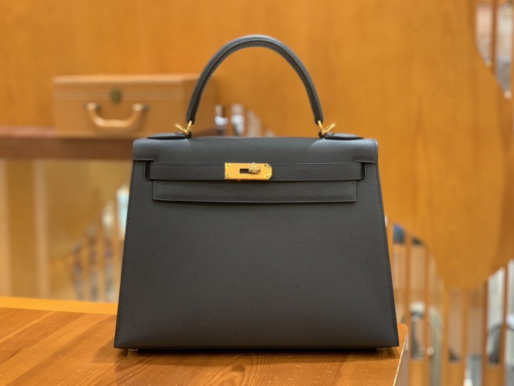 올수공 에르메스 켈리 28 엡송 미드나잇 블루 골드 버클