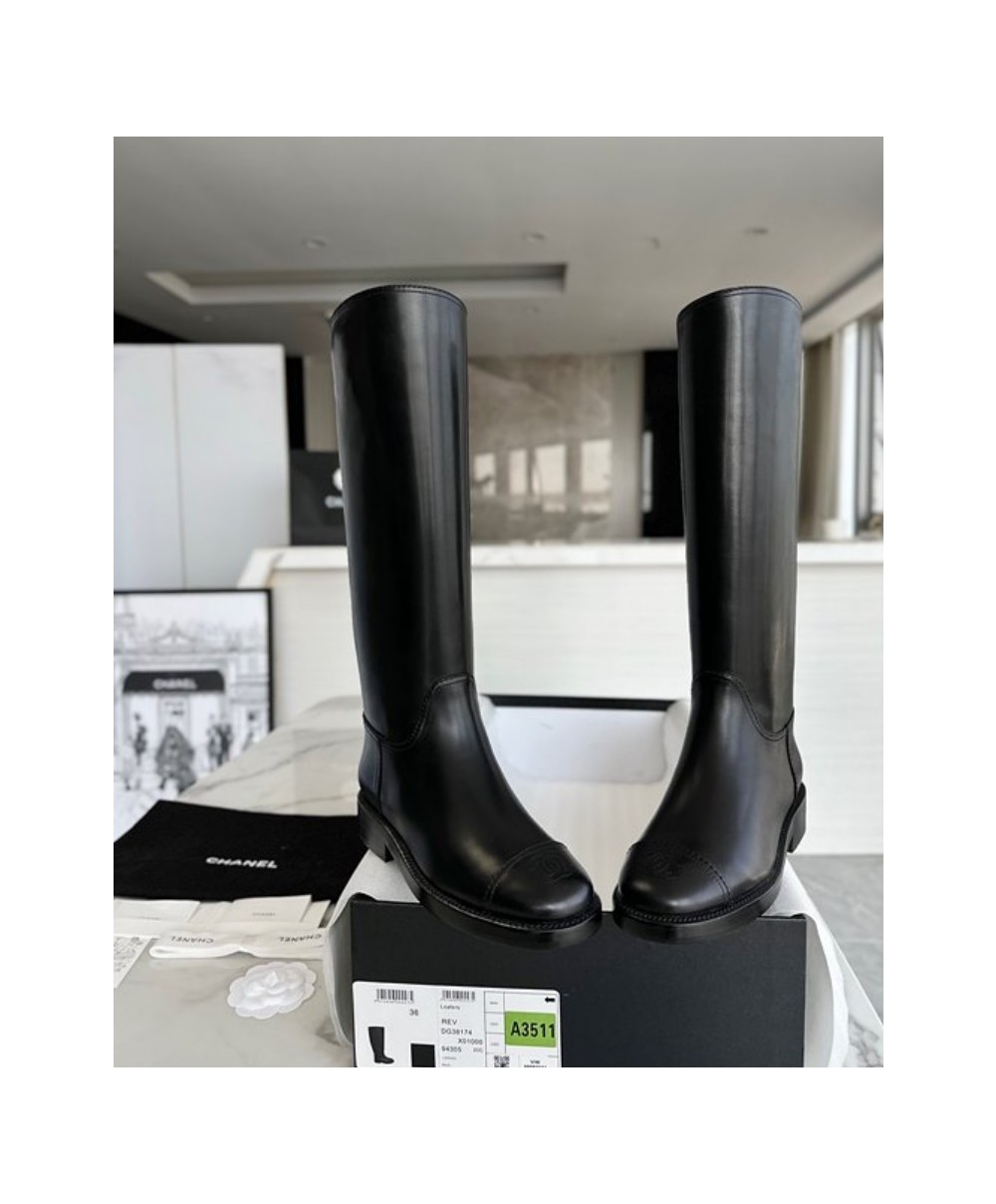 샤넬 cc로고 하이 부츠