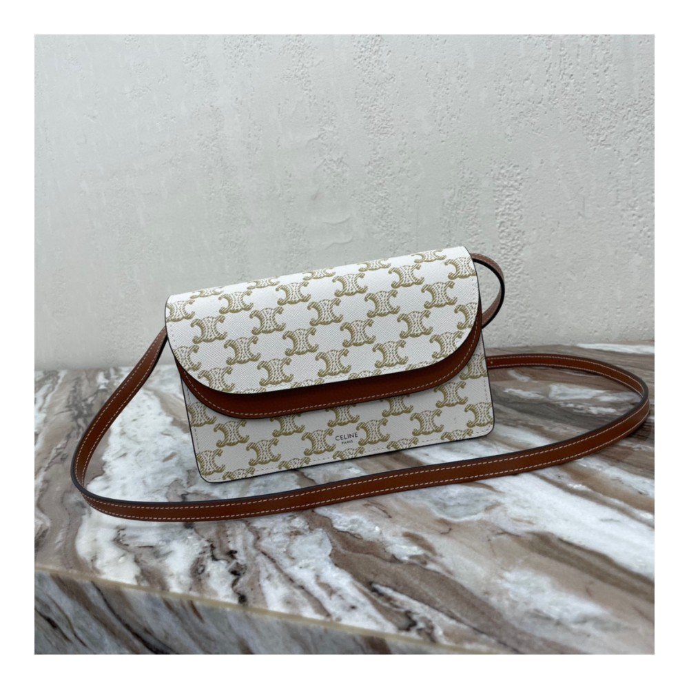 셀린느 CELINE CANVAS WOC 숄더 백 10D852