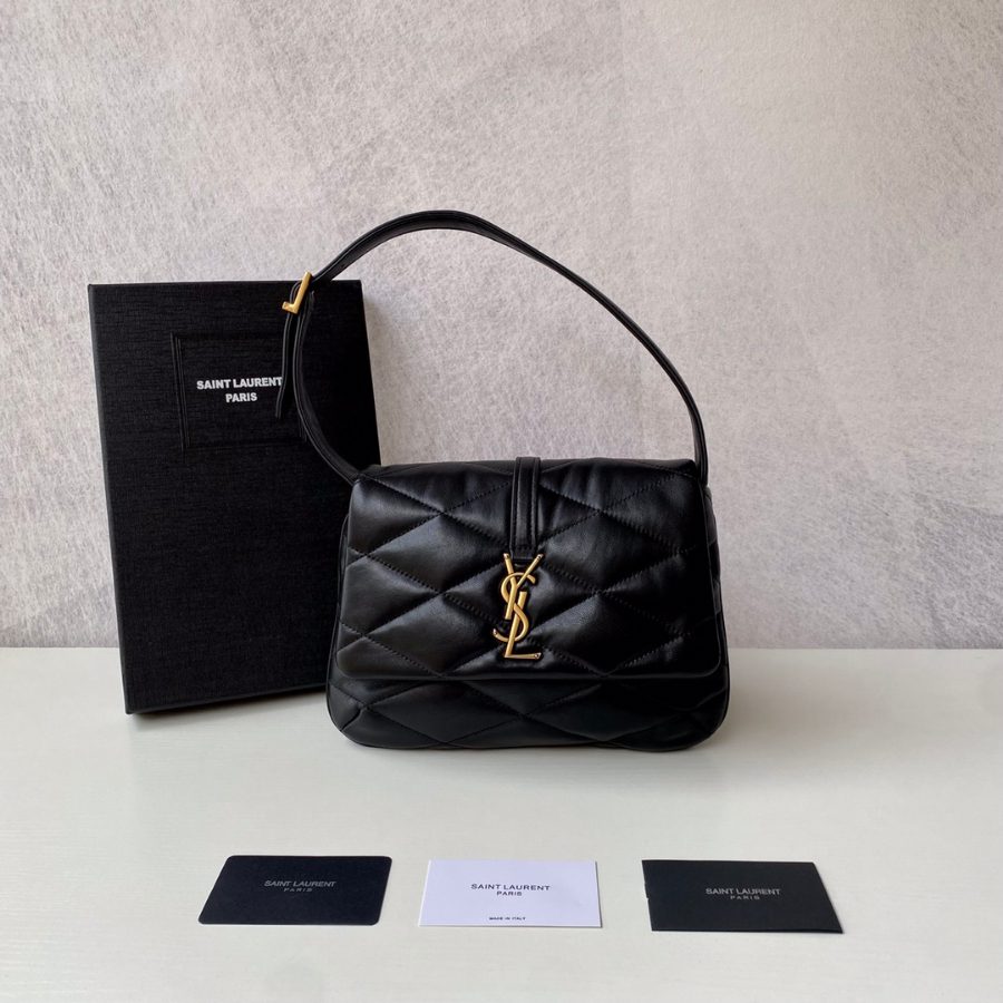 생로랑 퀼팅 램스킨 LE 57 숄더백 블랙