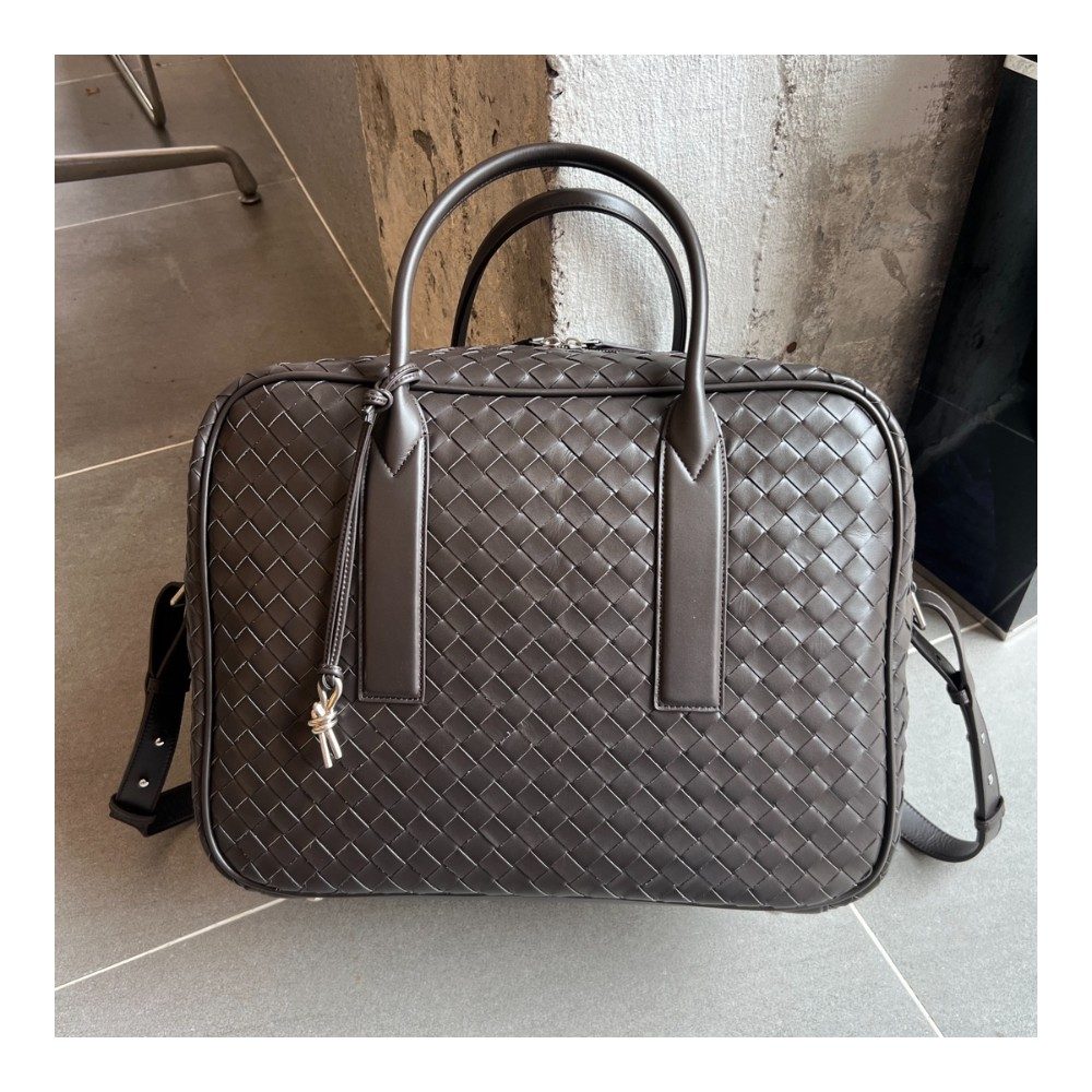 보테가베네타 intrecciato 소가죽 여행가방 766372