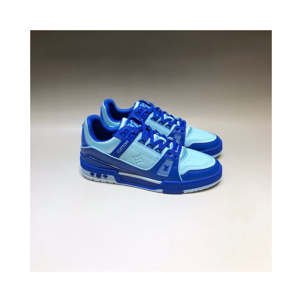 루이비통 트레이너 남녀공용 신발 운동화 스니커즈