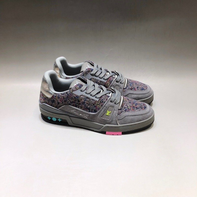 루이비통 트레이너 남녀공용 신발 운동화 스니커즈