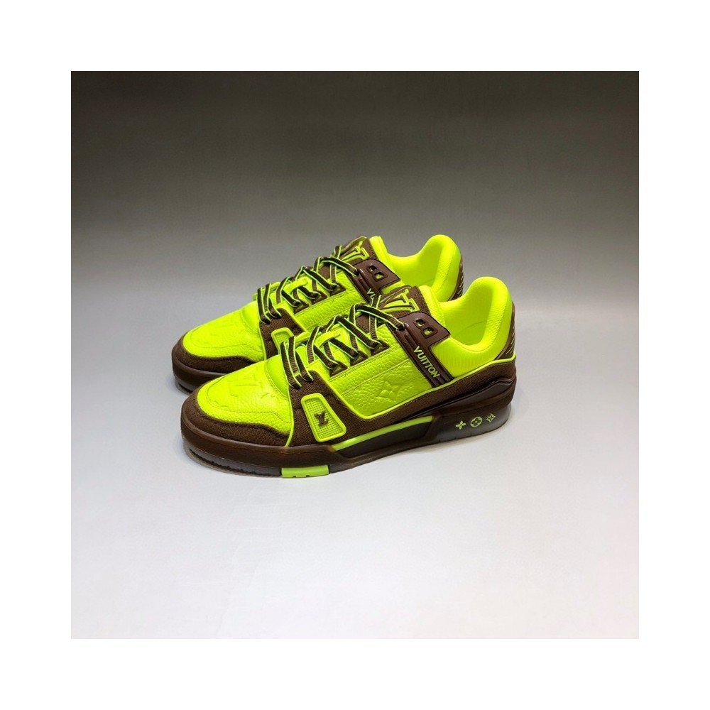 루이비통 트레이너 남녀공용 신발 운동화 스니커즈