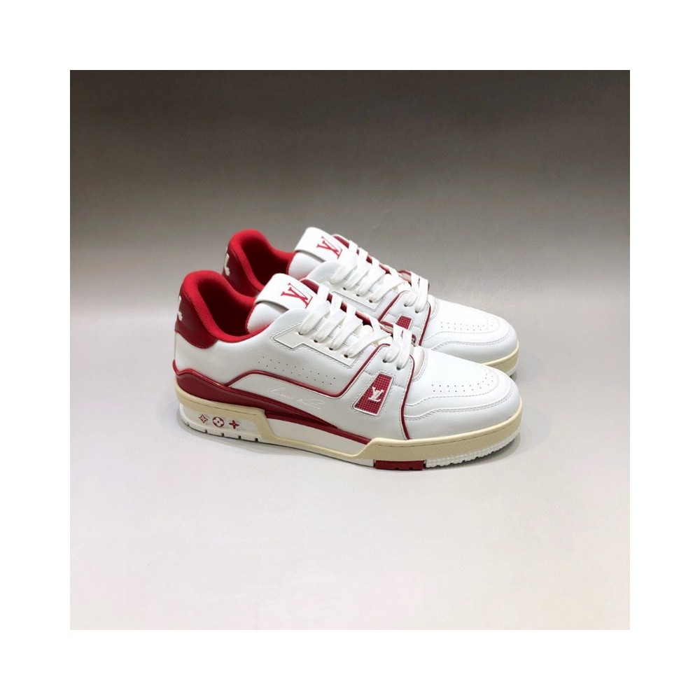 루이비통 트레이너 남녀공용 신발 운동화 스니커즈