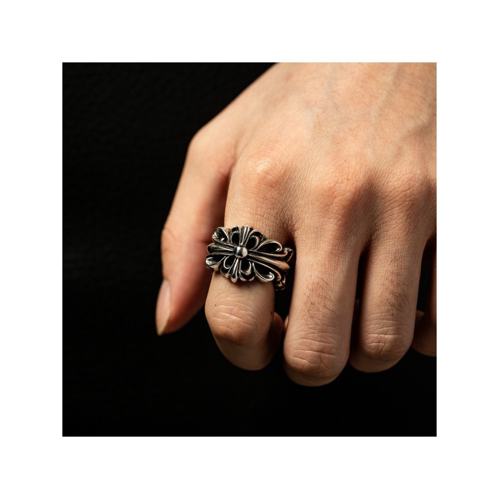 Chrome Hearts 크롬하츠 더블 플로럴 링 반지