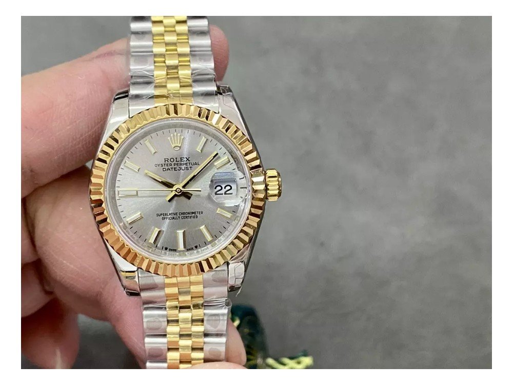 롤렉스 레이디 데이저스트  그레이 다이얼 콤비 28mm 279173