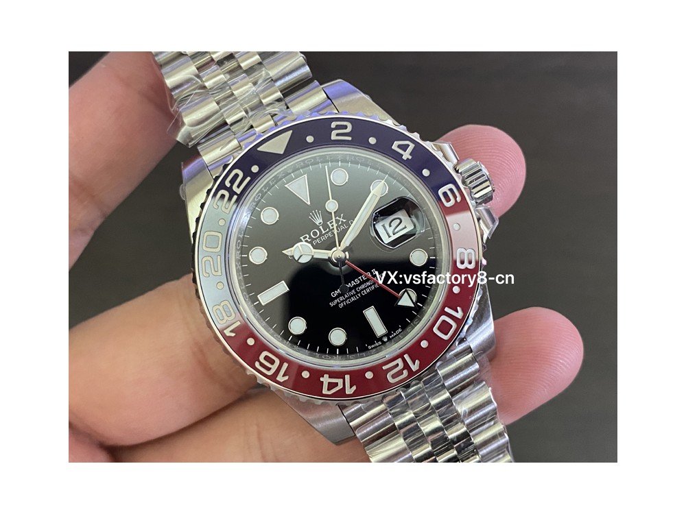 롤렉스 GMT 마스터2 펩시걸 쥬빌레 브레이슬릿 40mm V3버전 126710 BLRO
