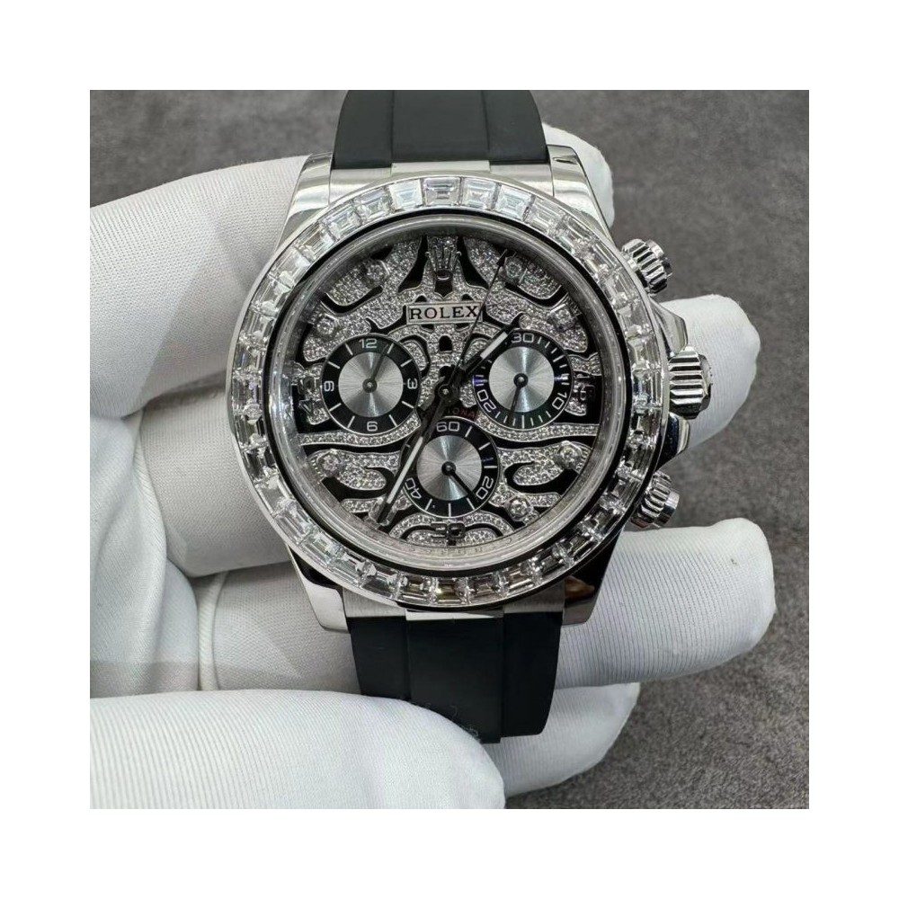 CNC 롤렉스 데이토나 타이거 116589 18K 화이트골드