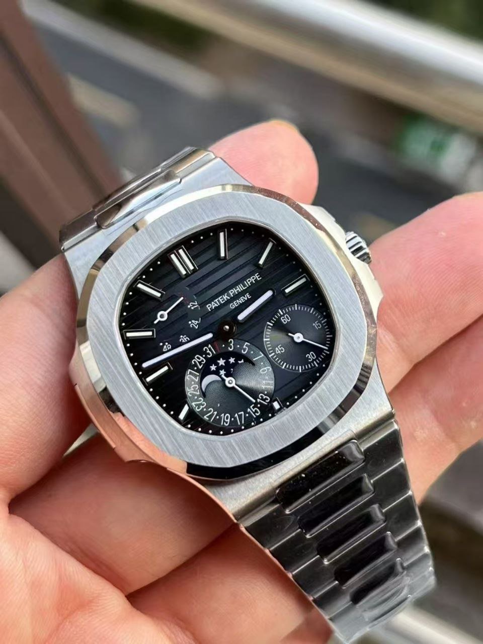 CNC 케이스 파텍필립 노틸러스 문페이즈 5712 커스텀