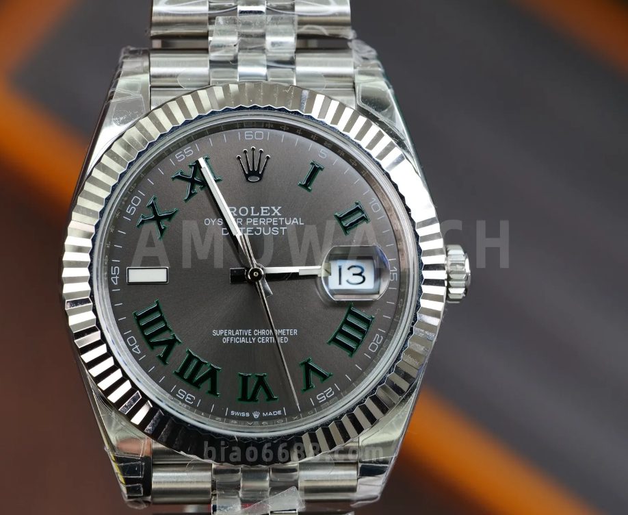 롤렉스 데이저스트 그레이 윔블던 로만 다이얼 SS 쥬빌레 41mm 최신 V2버전 126334