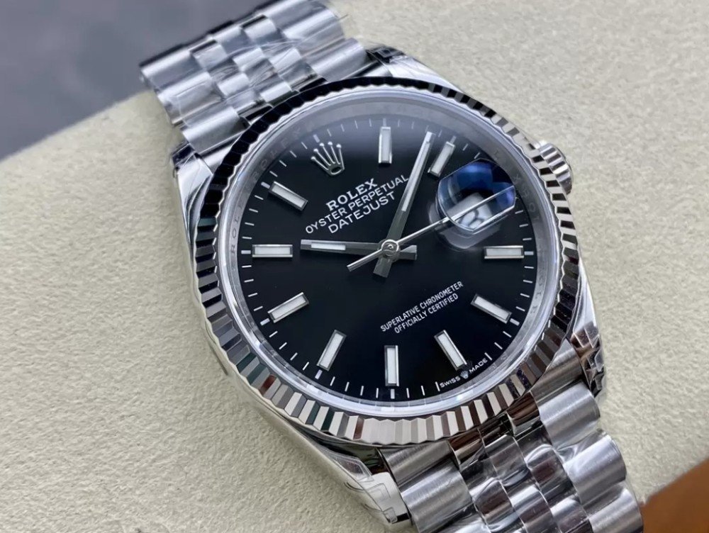 롤렉스 데이저스트 검판 다이얼 바인덱스 SS 쥬빌레 36mm 최신 V2버전 126234